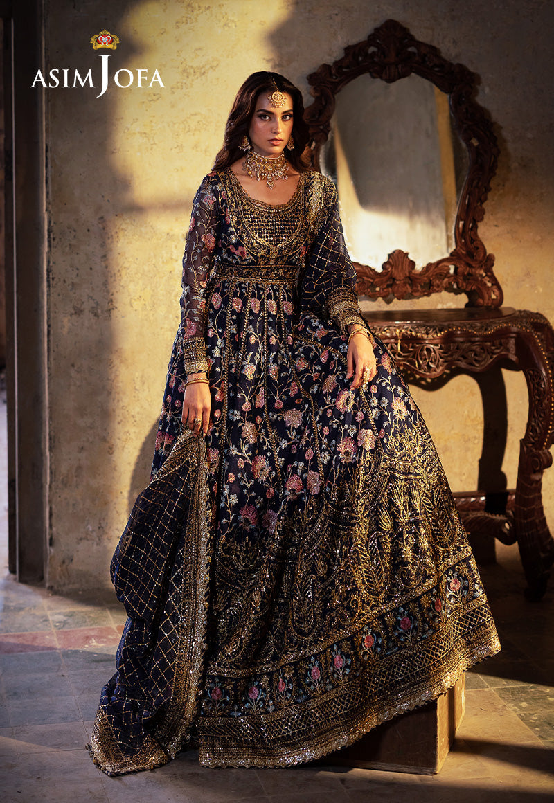 AJKB-09 EMBROIDERED CHIFFON 3 PCS | Asim Jofa