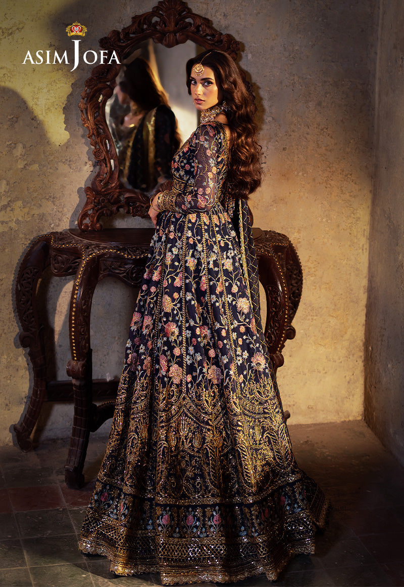 AJKB-09 EMBROIDERED CHIFFON 3 PCS | Asim Jofa