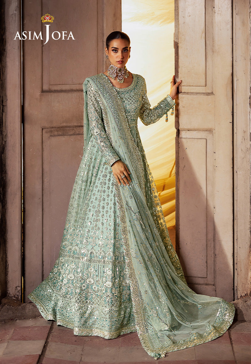 AJKB-07 EMBROIDERED NET 3 PCS | Asim Jofa