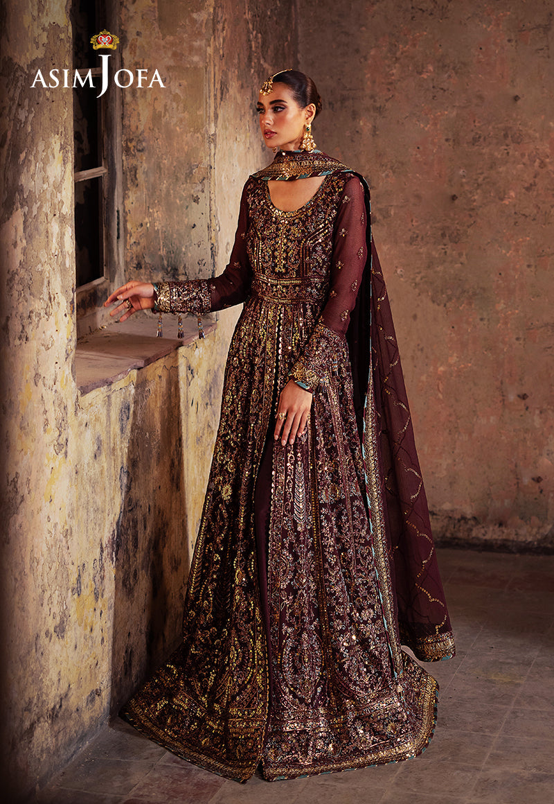 AJKB-08 EMBROIDERED CHIFFON 3 PCS | Asim Jofa