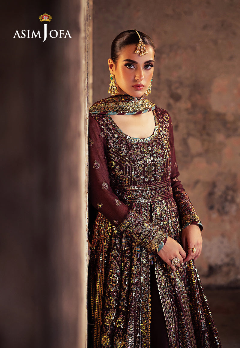 AJKB-08 EMBROIDERED CHIFFON 3 PCS | Asim Jofa