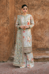 UE-311 Embroidered Raw Silk | Formal Wear | Iznik