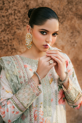 UE-311 Embroidered Raw Silk | Formal Wear | Iznik