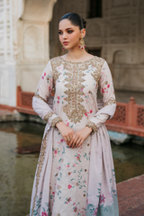 UE-318 Embroidered Raw Silk | Formal Wear | Iznik