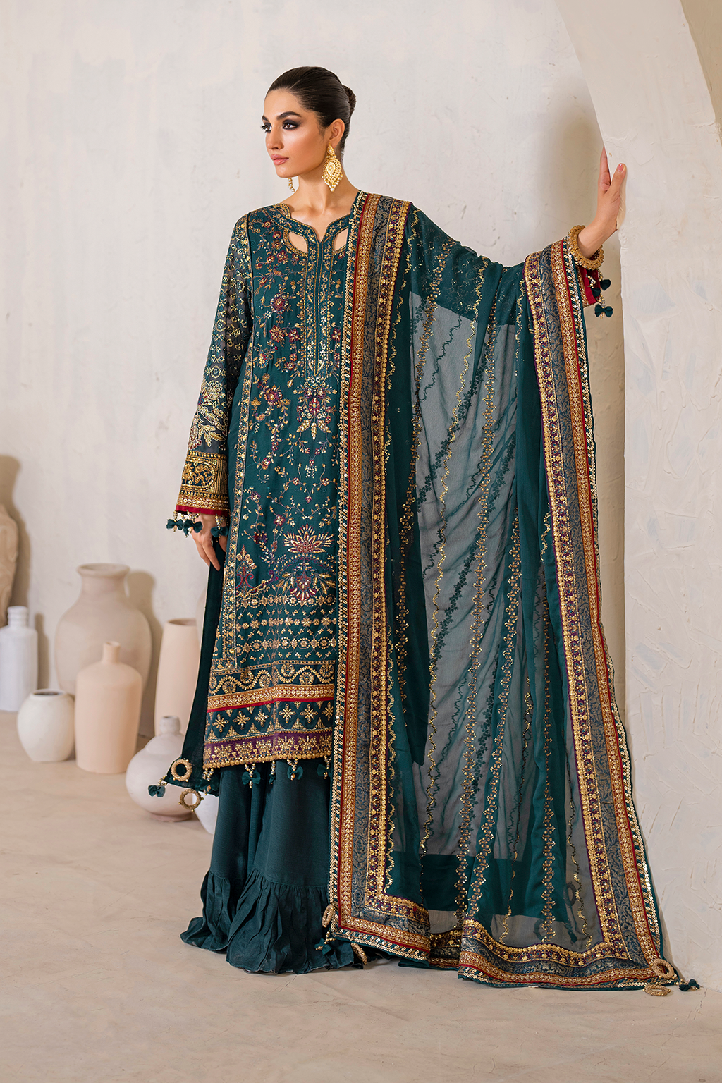 CC-46 Embroidered Chiffon | Formal Wear | Iznik