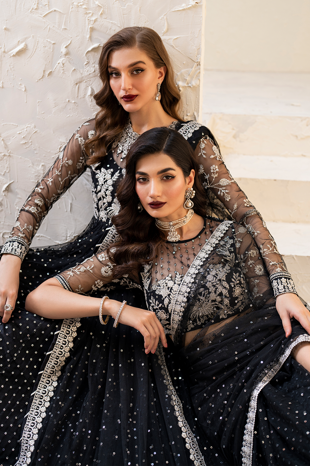 CC-50 Embroidered Net | Formal Wear | Iznik