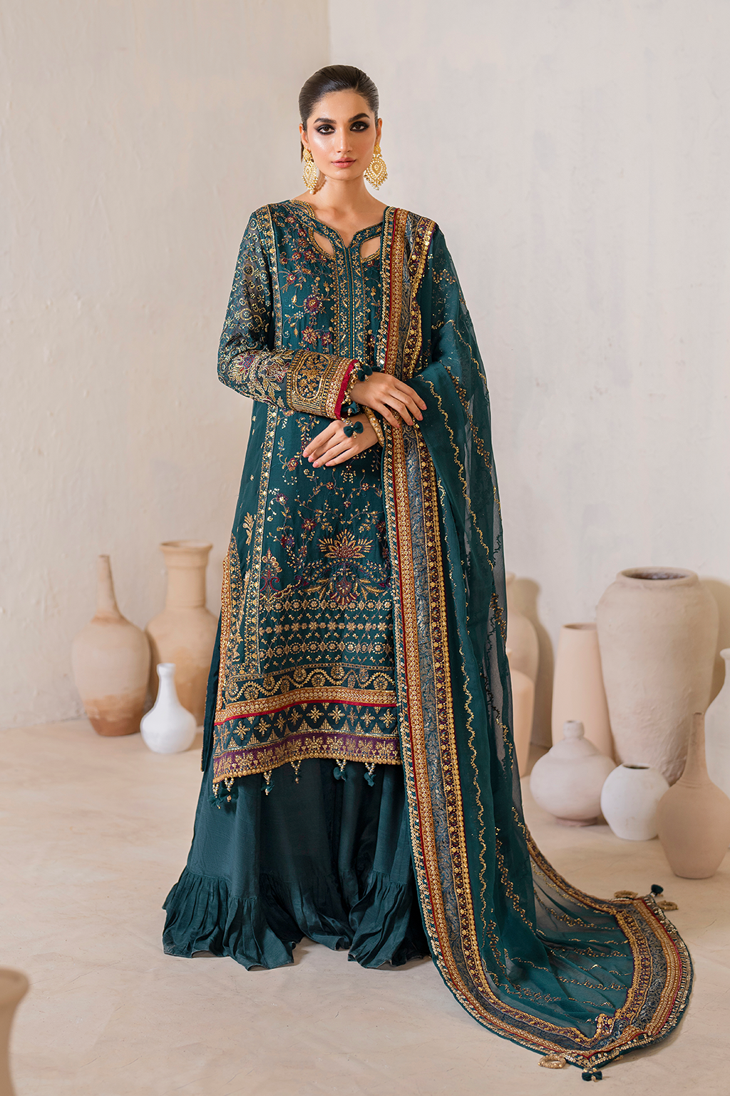 CC-46 Embroidered Chiffon | Formal Wear | Iznik