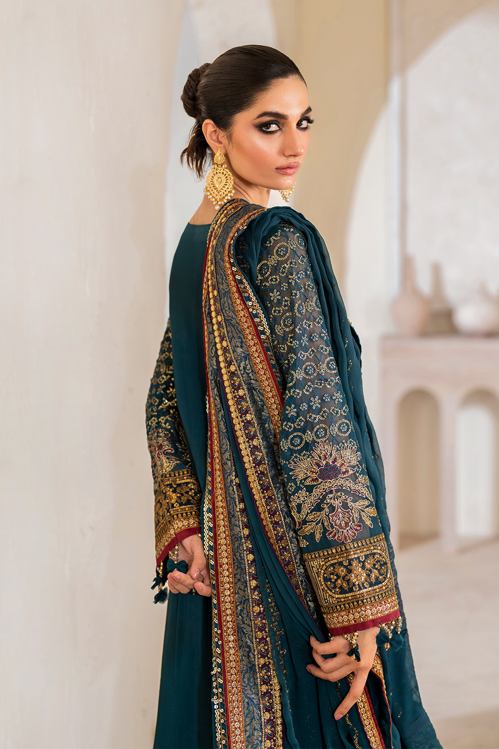 CC-46 Embroidered Chiffon | Formal Wear | Iznik