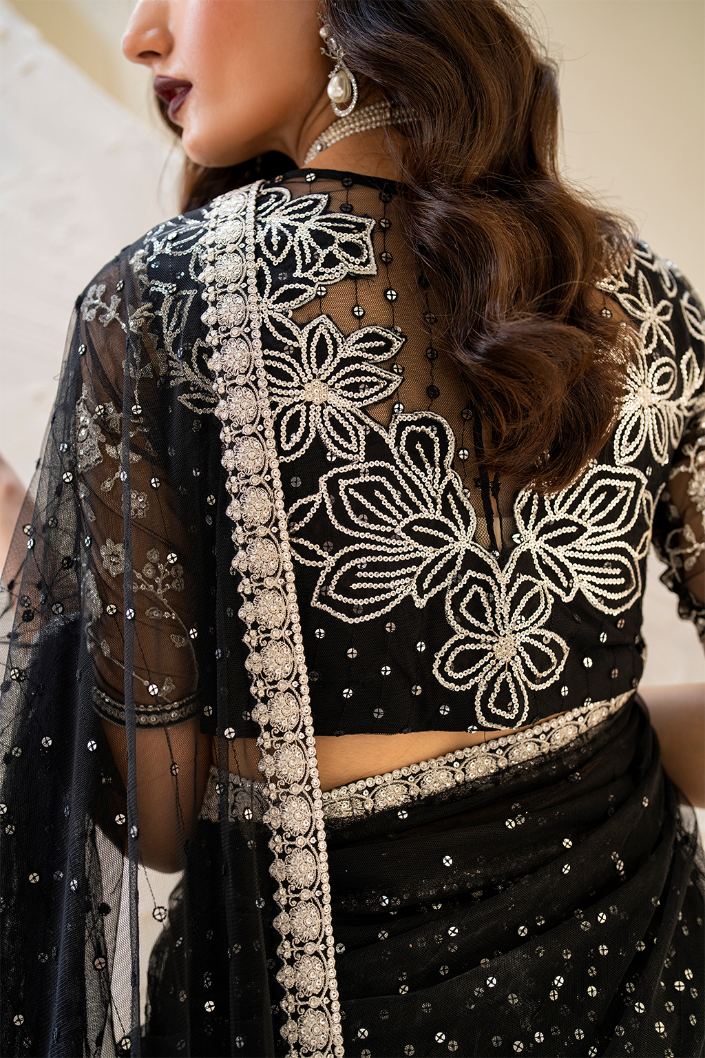 CC-50 Embroidered Net | Formal Wear | Iznik