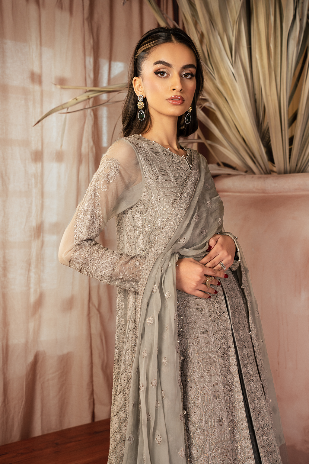 ICK-08 Embroidered Chiffon | Formal Wear | Iznik