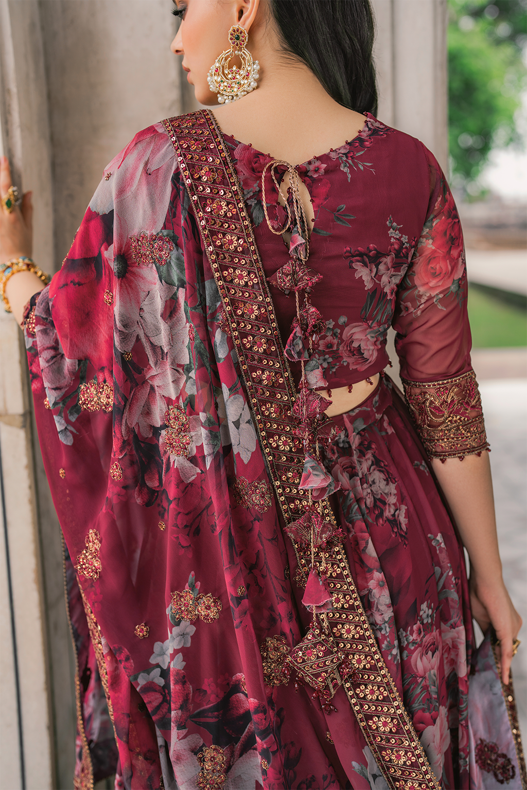 UE-314 Printed Chiffon | Formal Wear | Iznik