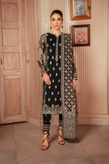 ICK-03 Embroidered Chiffon | Formal Wear | Iznik