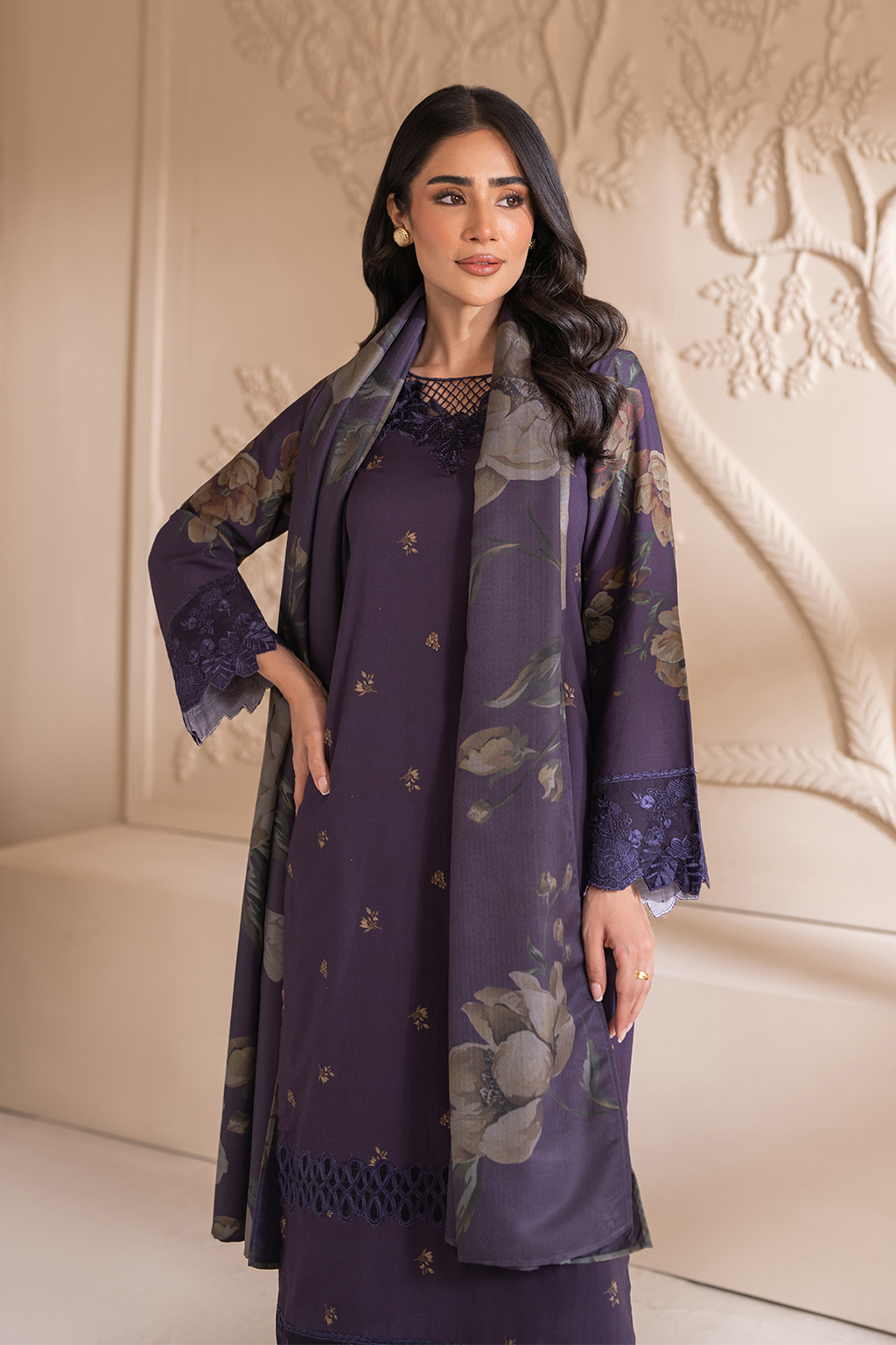 UE-341 Printed Viscose | Exclusive Winter| Iznik