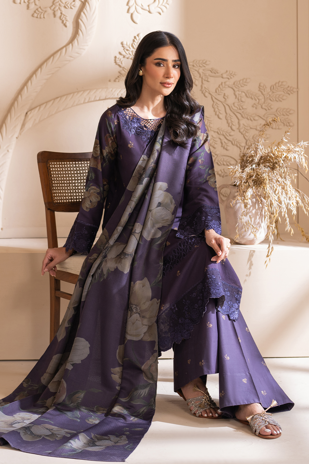 UE-341 Printed Viscose | Exclusive Winter| Iznik