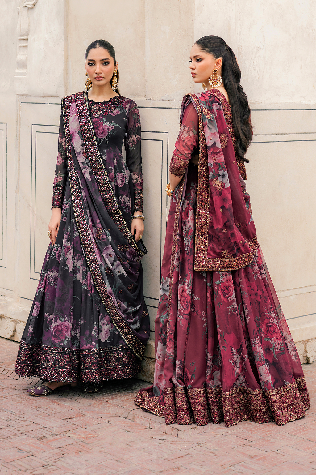 UE-315 Printed Chiffon | Formal Wear | Iznik