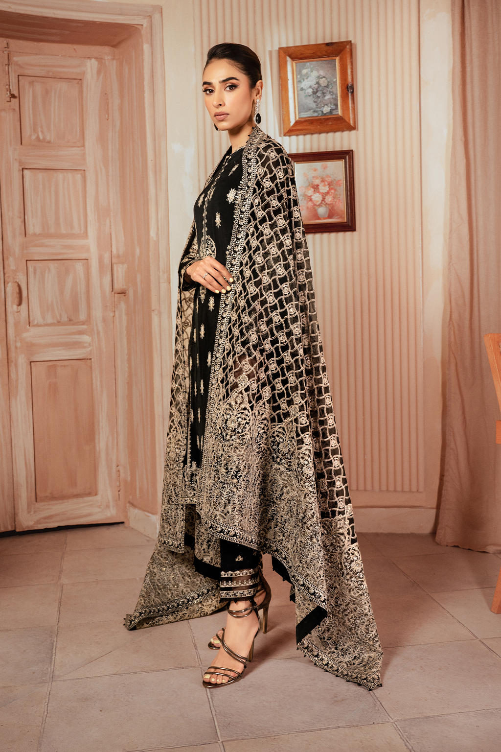 ICK-03 Embroidered Chiffon | Formal Wear | Iznik