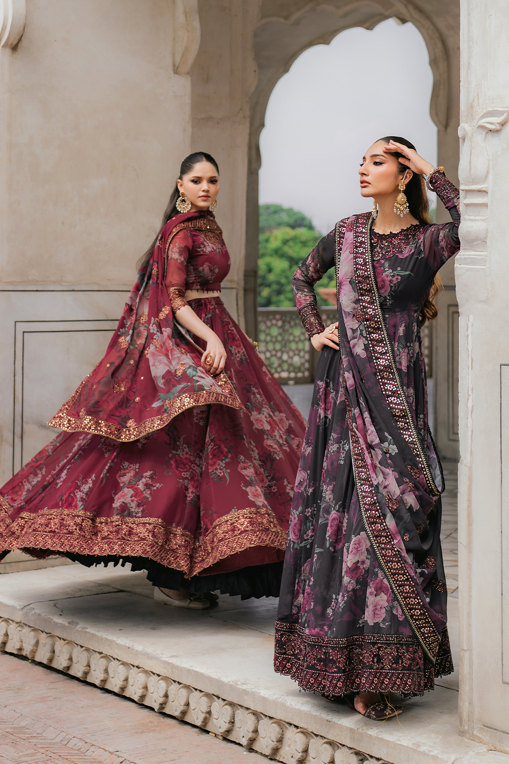 UE-315 Printed Chiffon | Formal Wear | Iznik