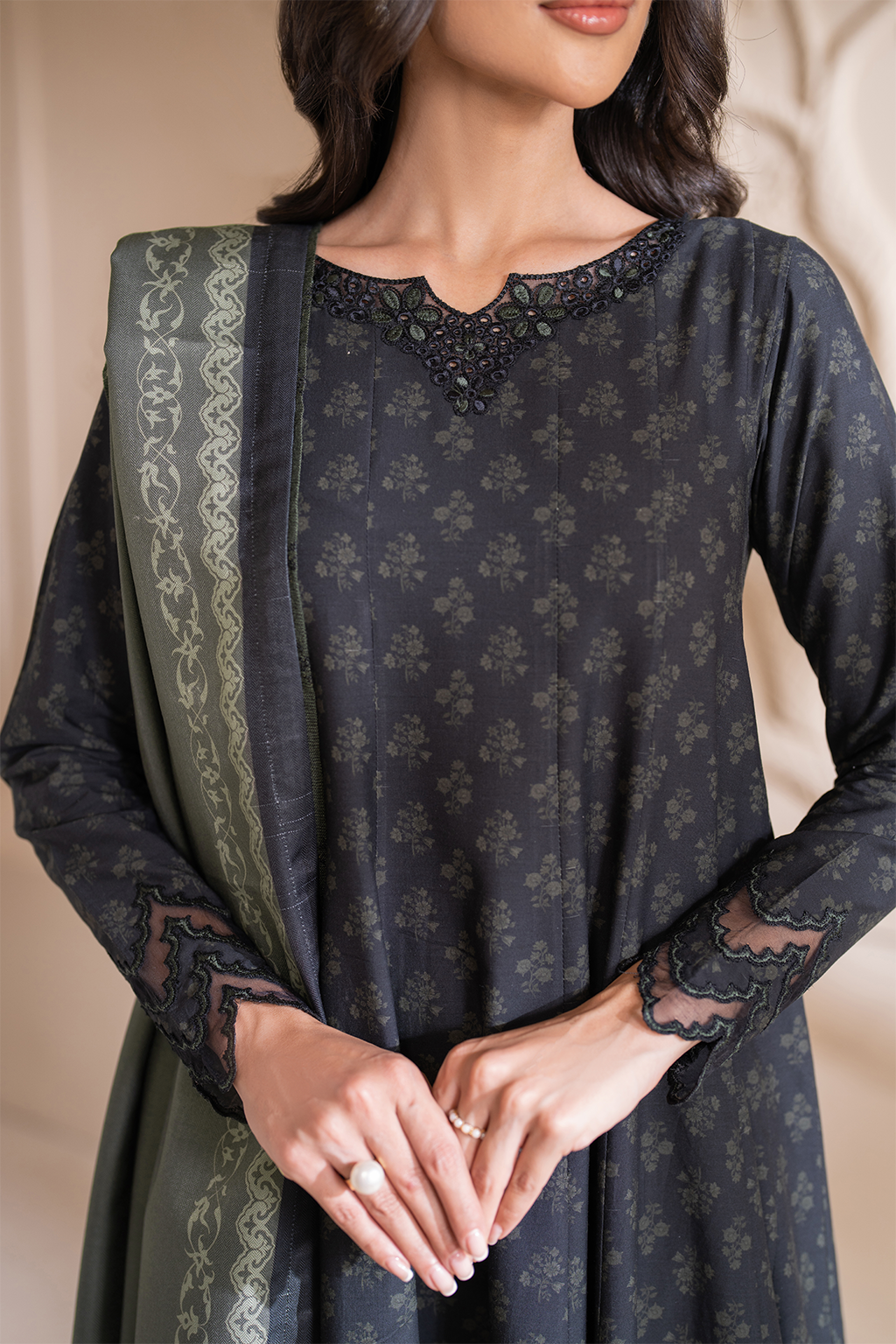 UE-340 Printed Viscose | Exclusive Winter| Iznik