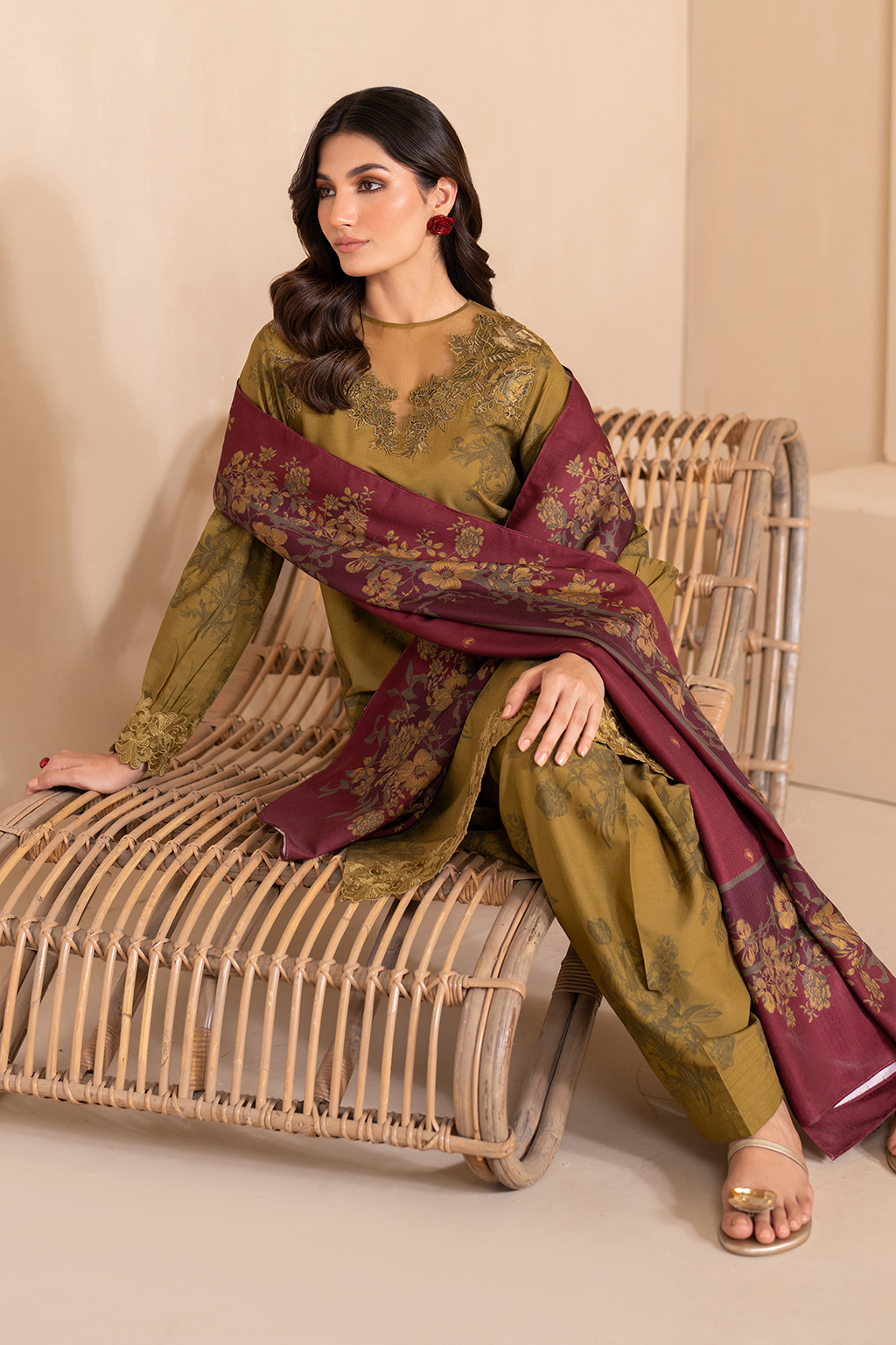 UE-344 Printed Viscose | Exclusive Winter| Iznik