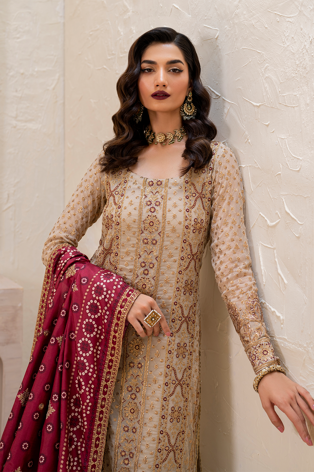 CC-44 Embroidered Chiffon | Formal Wear | Iznik