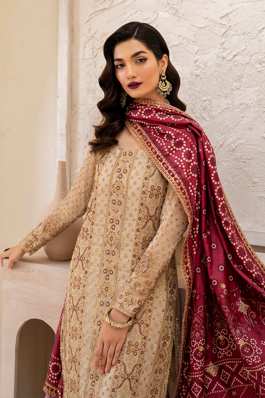 CC-44 Embroidered Chiffon | Formal Wear | Iznik