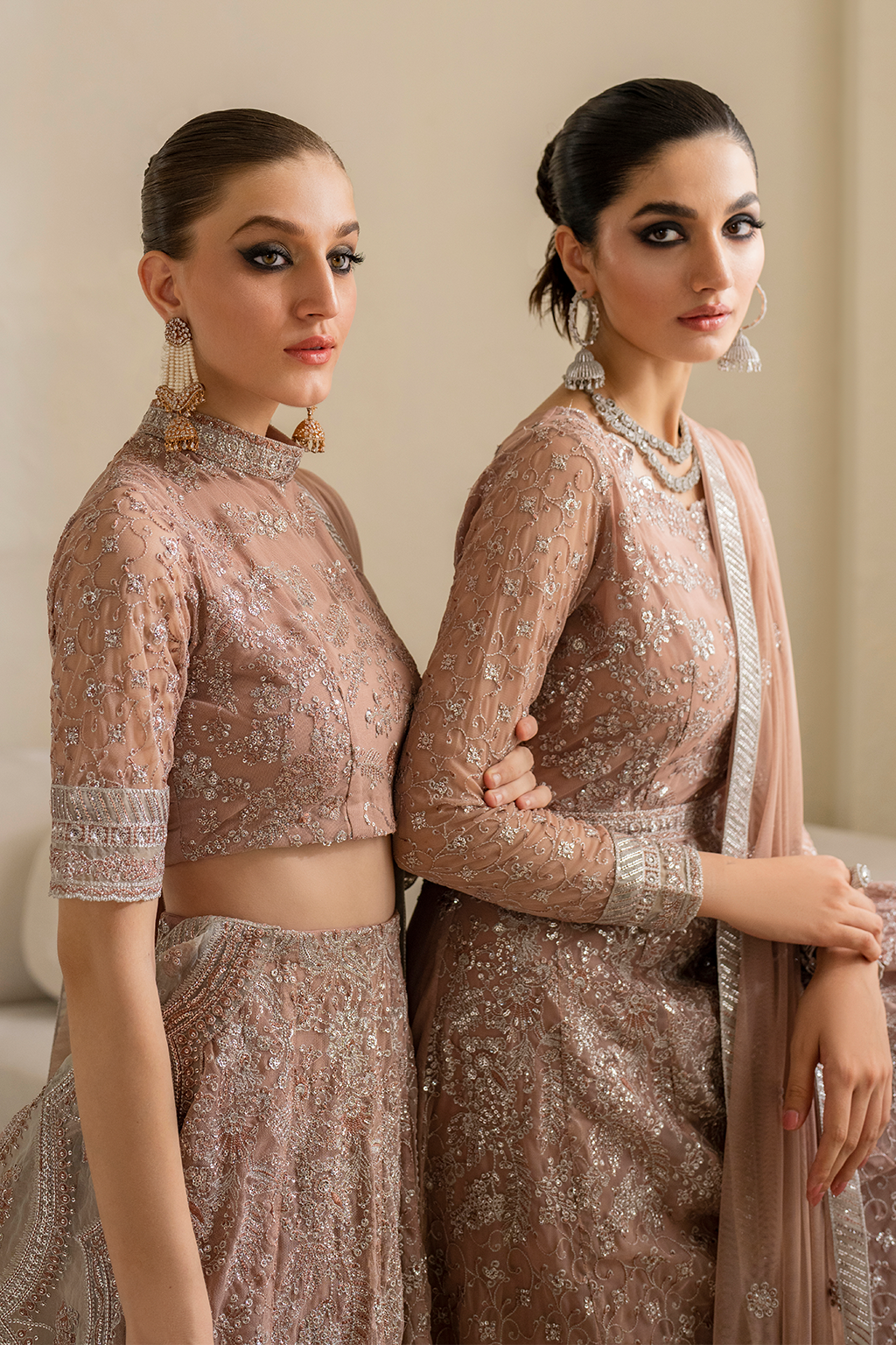 CC-43 Embroidered Net | Formal Wear | Iznik