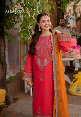 AJMJ-29 EMBROIDERED PAPER COTTON 3 PCS | EMBROIDERED | Asim Jofa