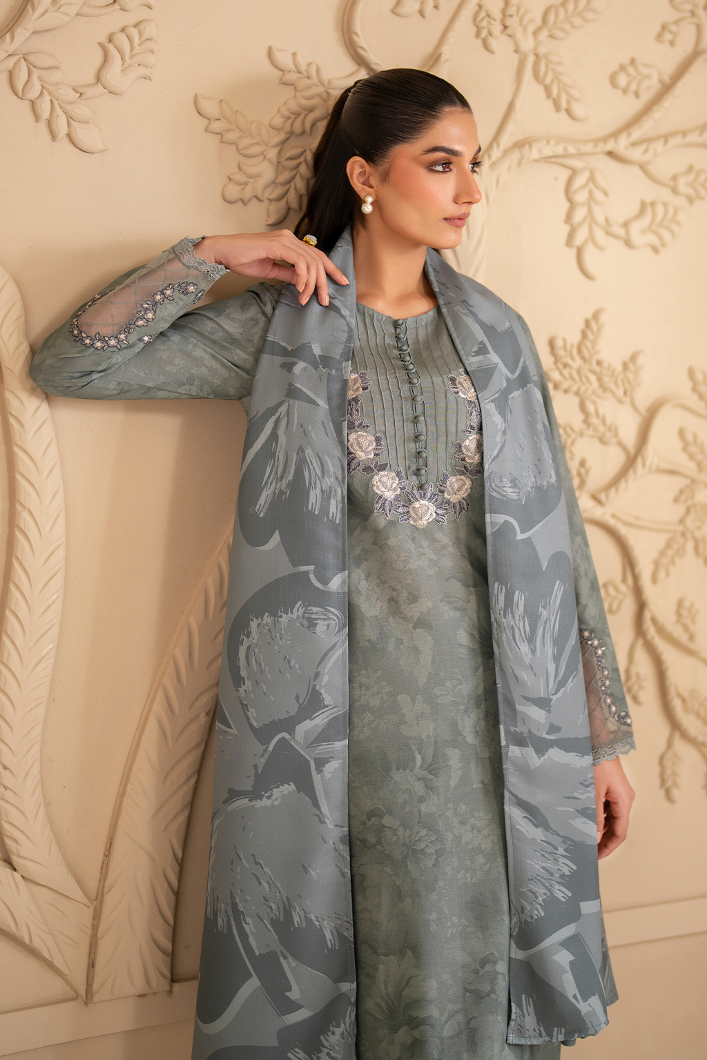 UE-347 Printed Viscose | Exclusive Winter| Iznik