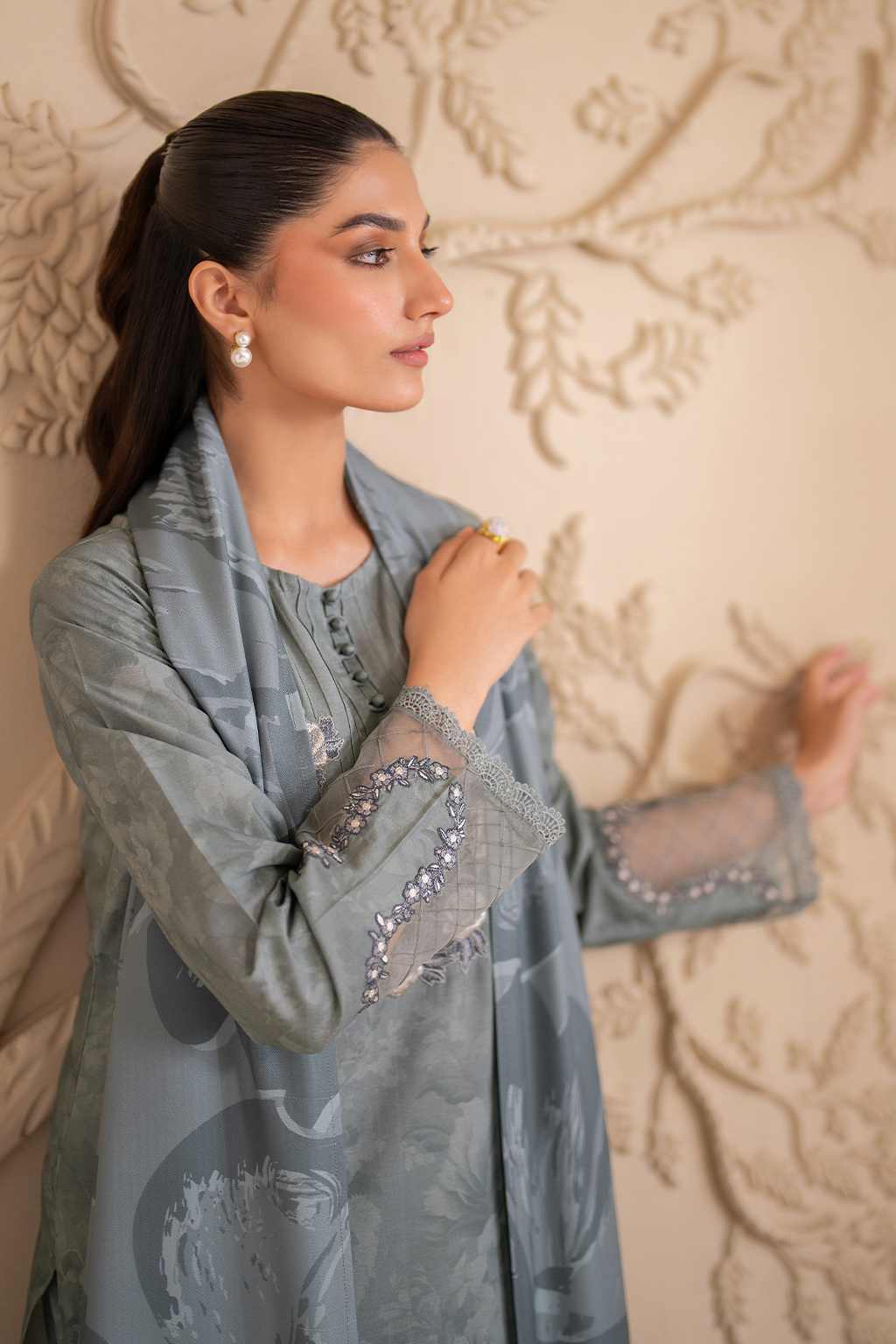 UE-347 Printed Viscose | Exclusive Winter| Iznik