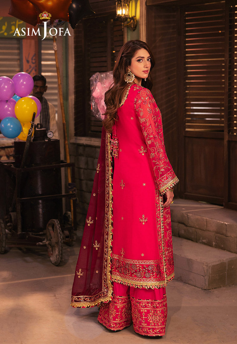 AJKK-11 EMBROIDERED CHIFFON 3 PCS |Asim Jofa