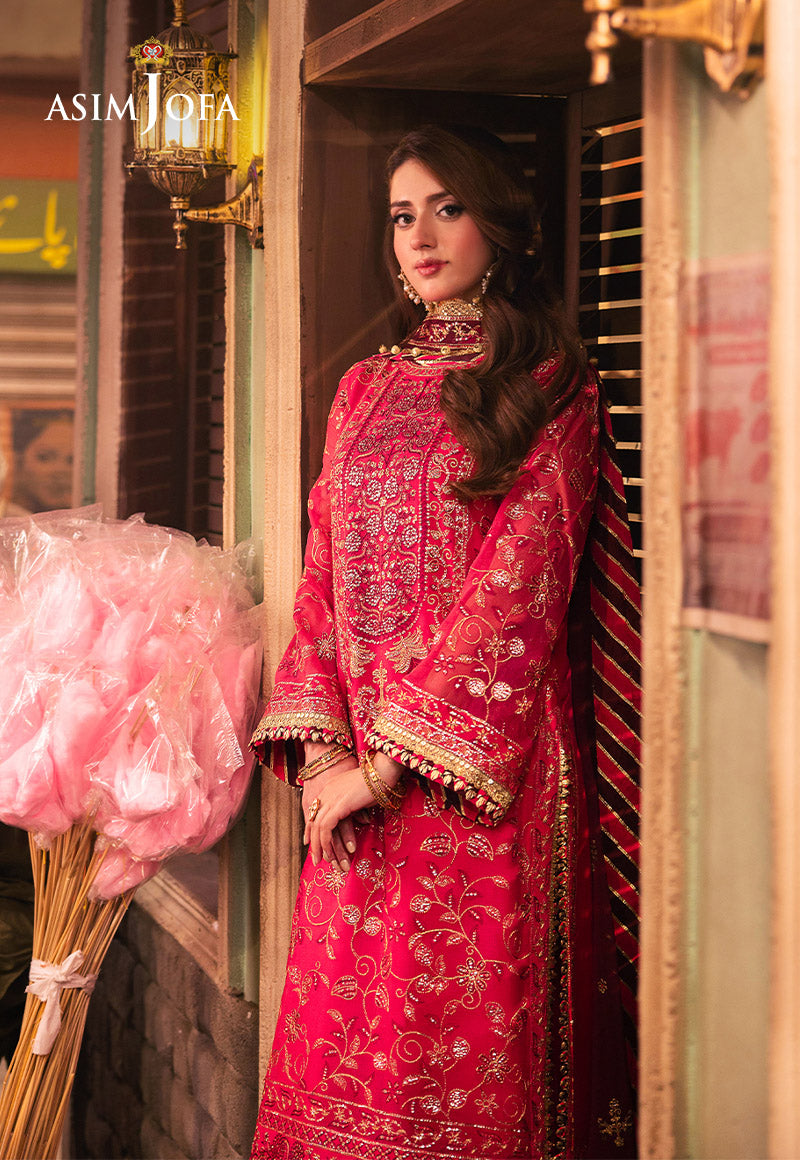 AJKK-11 EMBROIDERED CHIFFON 3 PCS |Asim Jofa