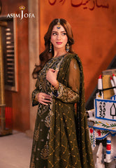 AJKK-16 EMBROIDERED CHIFFON 3 PCS |Asim Jofa