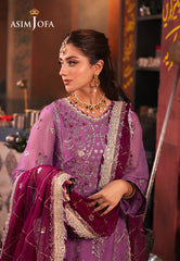 AJKK-28 EMBROIDERED CHIFFON 3 PCS |Asim Jofa