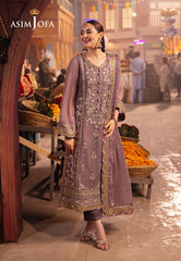 AJKK-29 EMBROIDERED CHIFFON 3 PCS |Asim Jofa