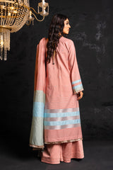 2 Pc Embroidered Yarn Dyed Suit With Yarn Dyed Dupatta | Festive | Al Karam