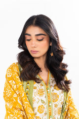 3 Piece Printed Khaddar Suit With Light Khaddar Dupatta | Winter | Al Karam