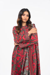 3 Piece Printed Khaddar Suit With Light Khaddar Dupatta | Winter | Al Karam