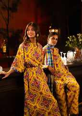 3 Piece Printed Khaddar Suit With Light Khaddar Dupatta | Winter | Al Karam