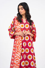 2 Piece Printed Khaddar Suit With Light Khaddar Dupatta | Winter | Al Karam