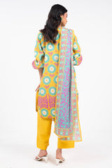 2 Piece Printed Khaddar Suit With Light Khaddar Dupatta | Winter | Al Karam