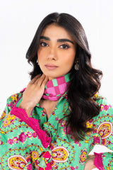 3 Piece Printed Khaddar Suit With Light Khaddar Dupatta | Winter | Al Karam