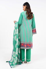 2 Piece Printed Khaddar Suit With Light Khaddar Dupatta | Winter | Al Karam