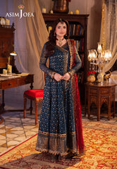 AJCR-06 EMBROIDERED CHIFFON 3 PCS | Vasl | Asim Jofa