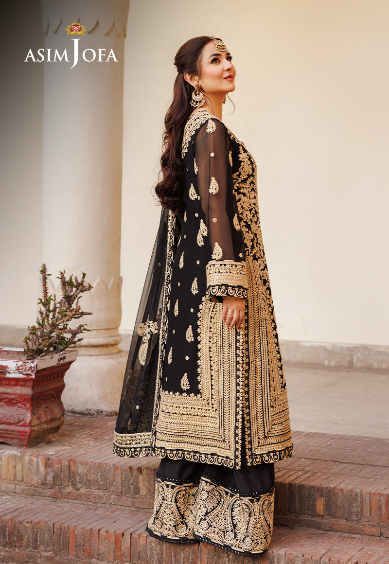 AJCE-06 EMBROIDERED CHIFFON 3 PCS | EMBROIDERED | Asim Jofa