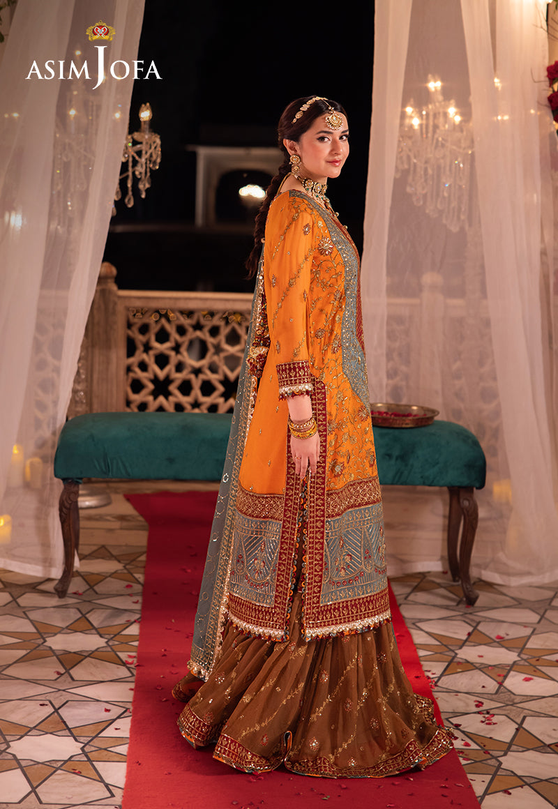 AJCR-07 EMBROIDERED CHIFFON 3 PCS | Vasl | Asim Jofa