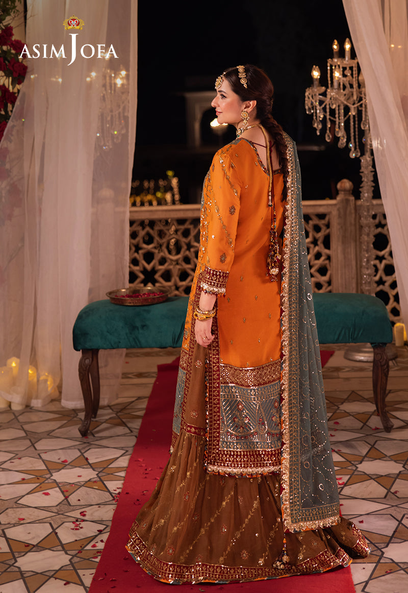 AJCR-07 EMBROIDERED CHIFFON 3 PCS | Vasl | Asim Jofa