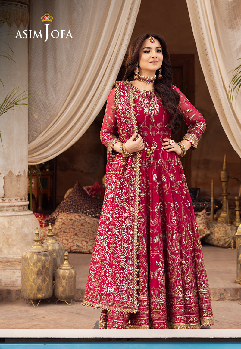 AJCE-10 EMBROIDERED CHIFFON 3 PCS | EMBROIDERED | Asim Jofa