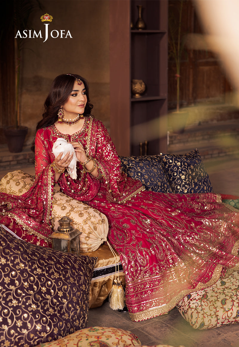 AJCE-10 EMBROIDERED CHIFFON 3 PCS | EMBROIDERED | Asim Jofa