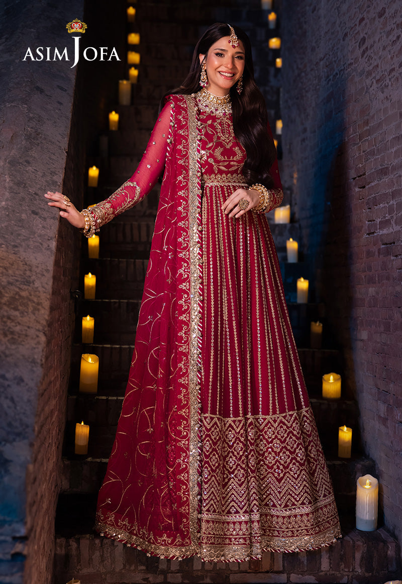 AJYV-07 EMBROIDERED CHIFFON 3 PCS | Vasl | Asim Jofa