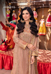 AJEM-09 EMBROIDERED NET 3 PCS |Asim Jofa